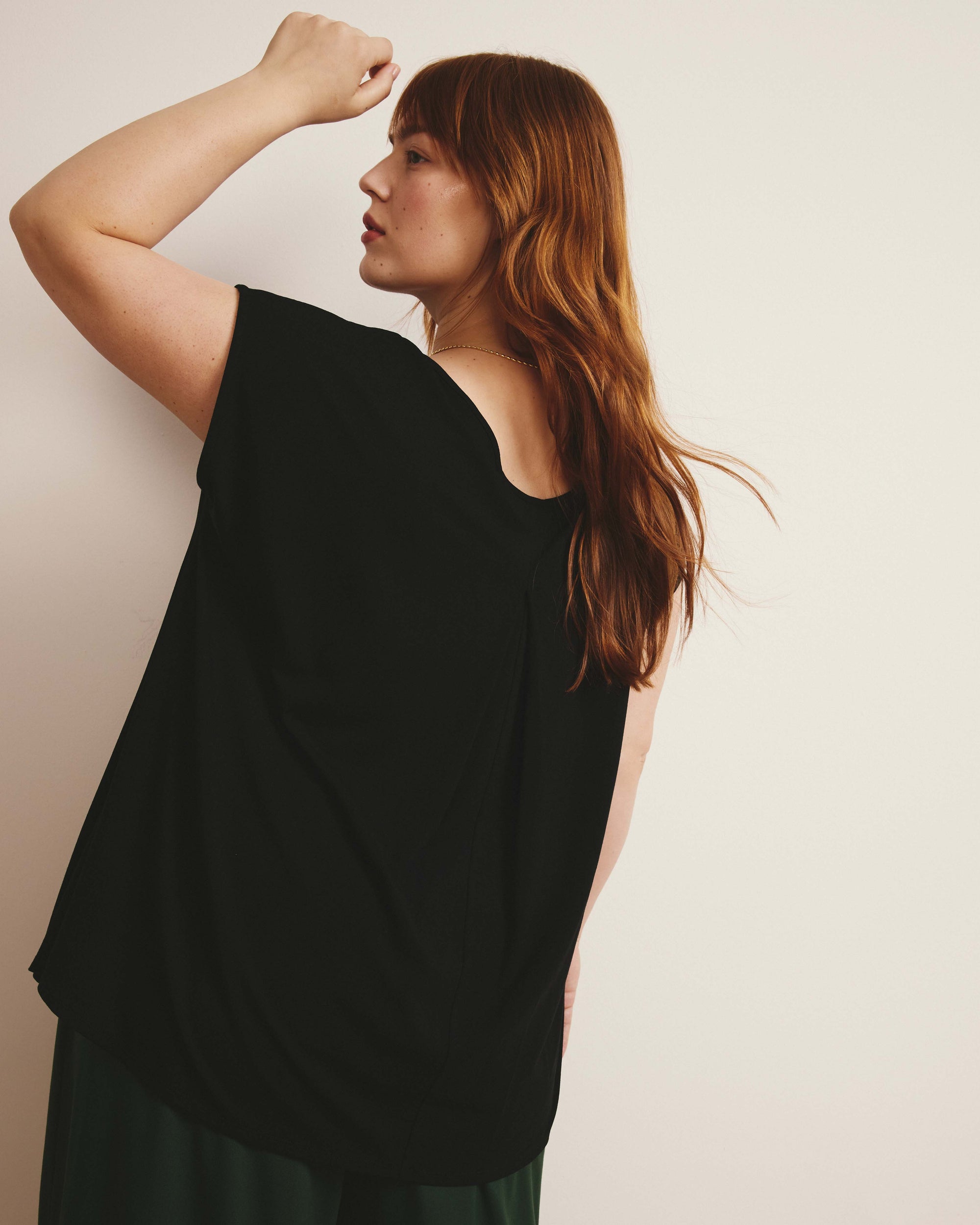 Heatwave Divine Jersey Flared Top - Black | Plus Size & Straight Size Women's Fashion | Universal Standard