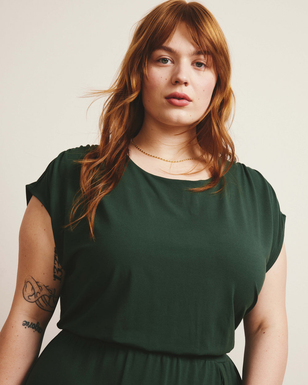 Havana Divine Jersey Dress - Conifer