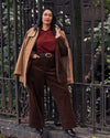 Claudia High Rise Stretch Corduroy Pants - Coffee | Plus Size & Straight Size Women's Fashion | Universal Standard