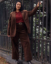 Davis Corduroy Blazer - Coffee | Plus Size & Straight Size Women's Fashion | Universal Standard