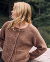 Beverly Brushed Wool Blend Cardigan - Classic Camel