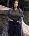 Savvy Fine Ribbed Polo Sweater - Deep Hiking Green