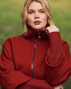 Utopia Wool Blend Coat - Autumnal Red | Plus Size & Straight Size Women's Fashion | Universal Standard