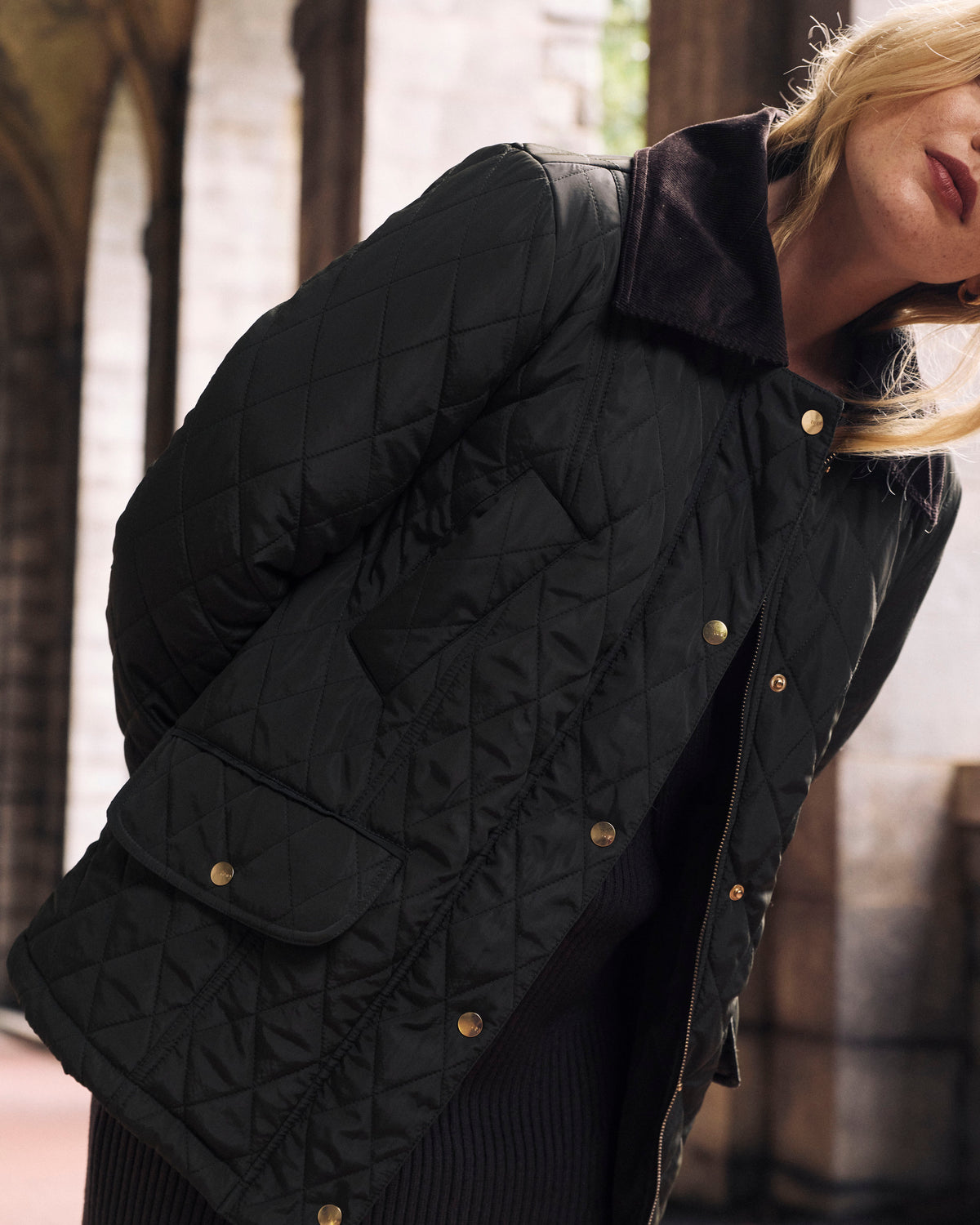 Cambridge Quilted Heritage Jacket - Winter Willow | Plus Size & Straight Size Women's Fashion | Universal Standard