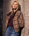 Utopia Wool Blend Coat - Brown Torino Plaid