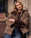 Utopia Wool Blend Coat - Brown Torino Plaid
