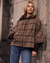 Utopia Wool Blend Coat - Brown Torino Plaid