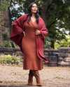 Better-Than-Wool Knitted Wrap - Red Plum | Plus Size & Straight Size Women's Fashion | Universal Standard