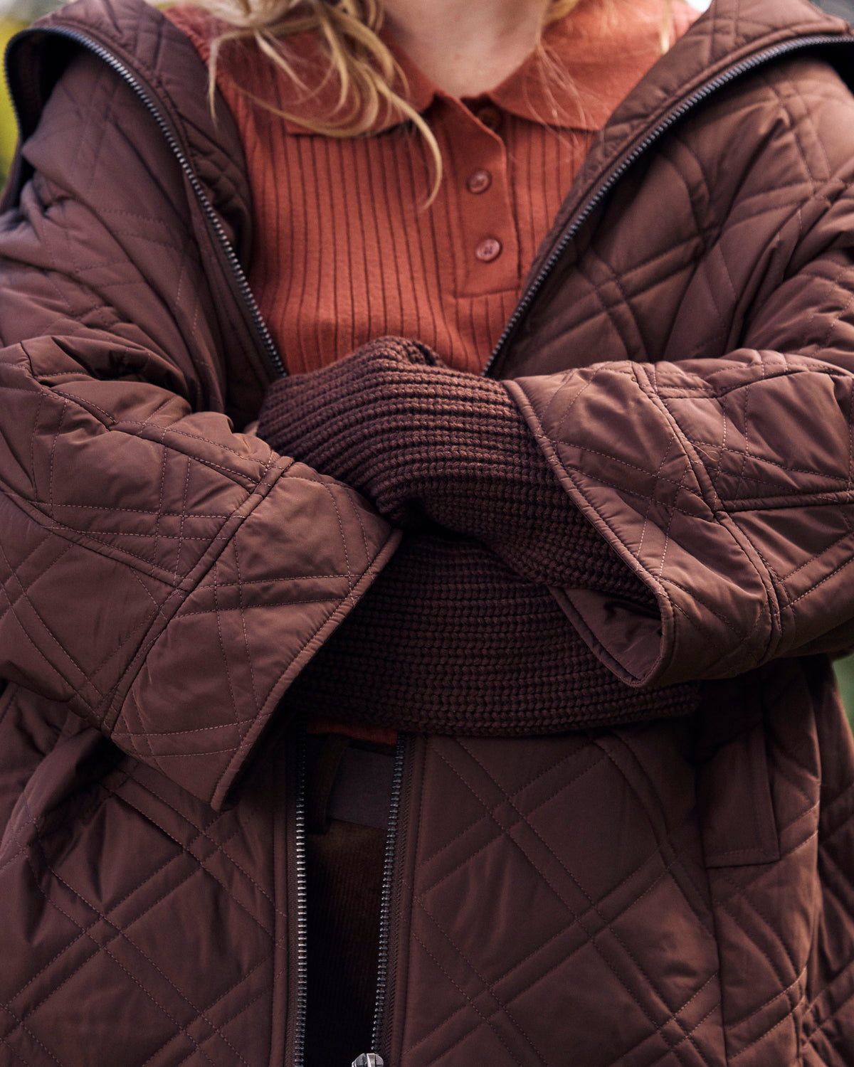 Arcadia Puffer Coat - Coffee | Plus Size & Straight Size Women's Fashion | Universal Standard