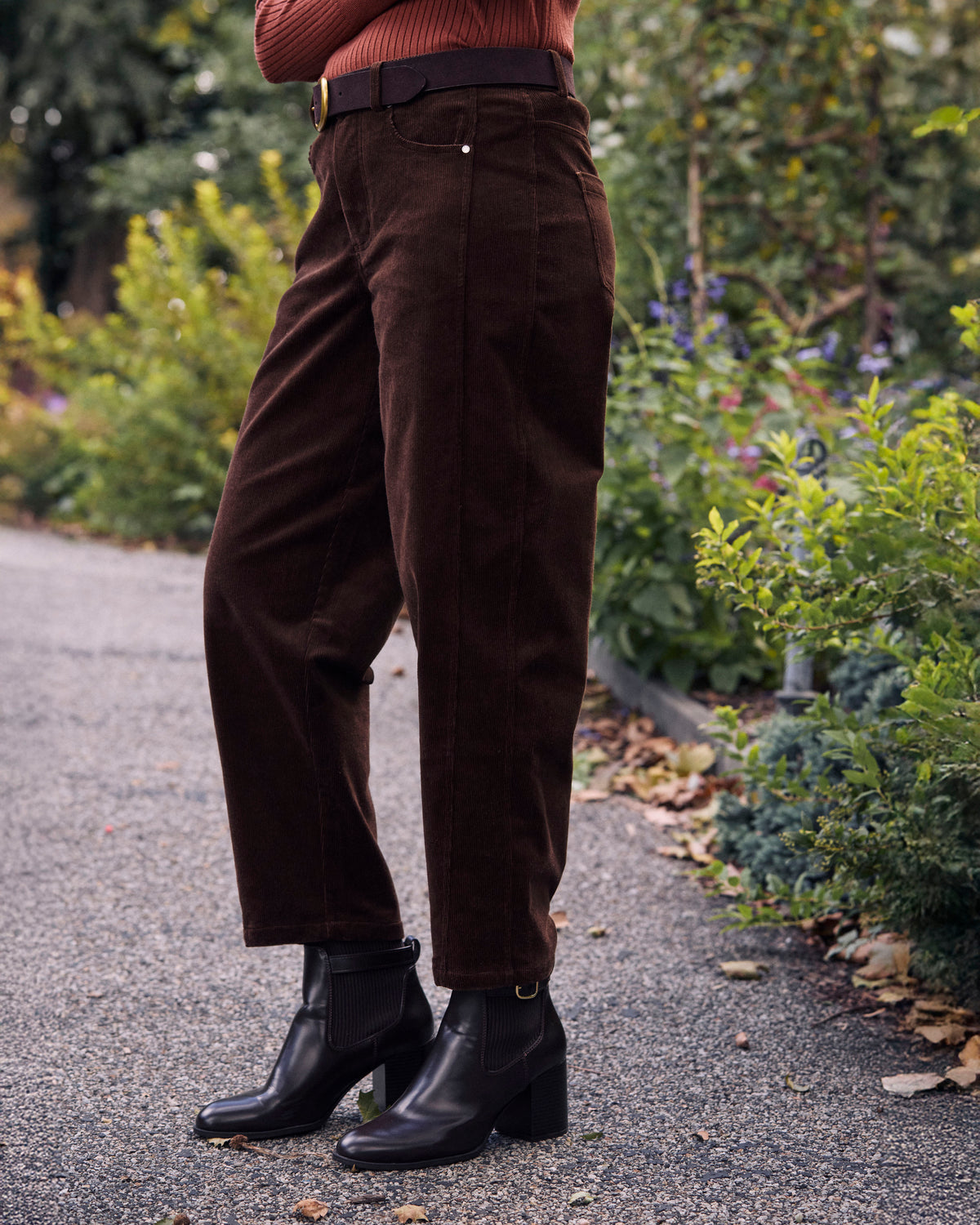 Dakota Twisted Leg Corduroy Pants - Coffee | Plus Size & Straight Size Women's Fashion | Universal Standard