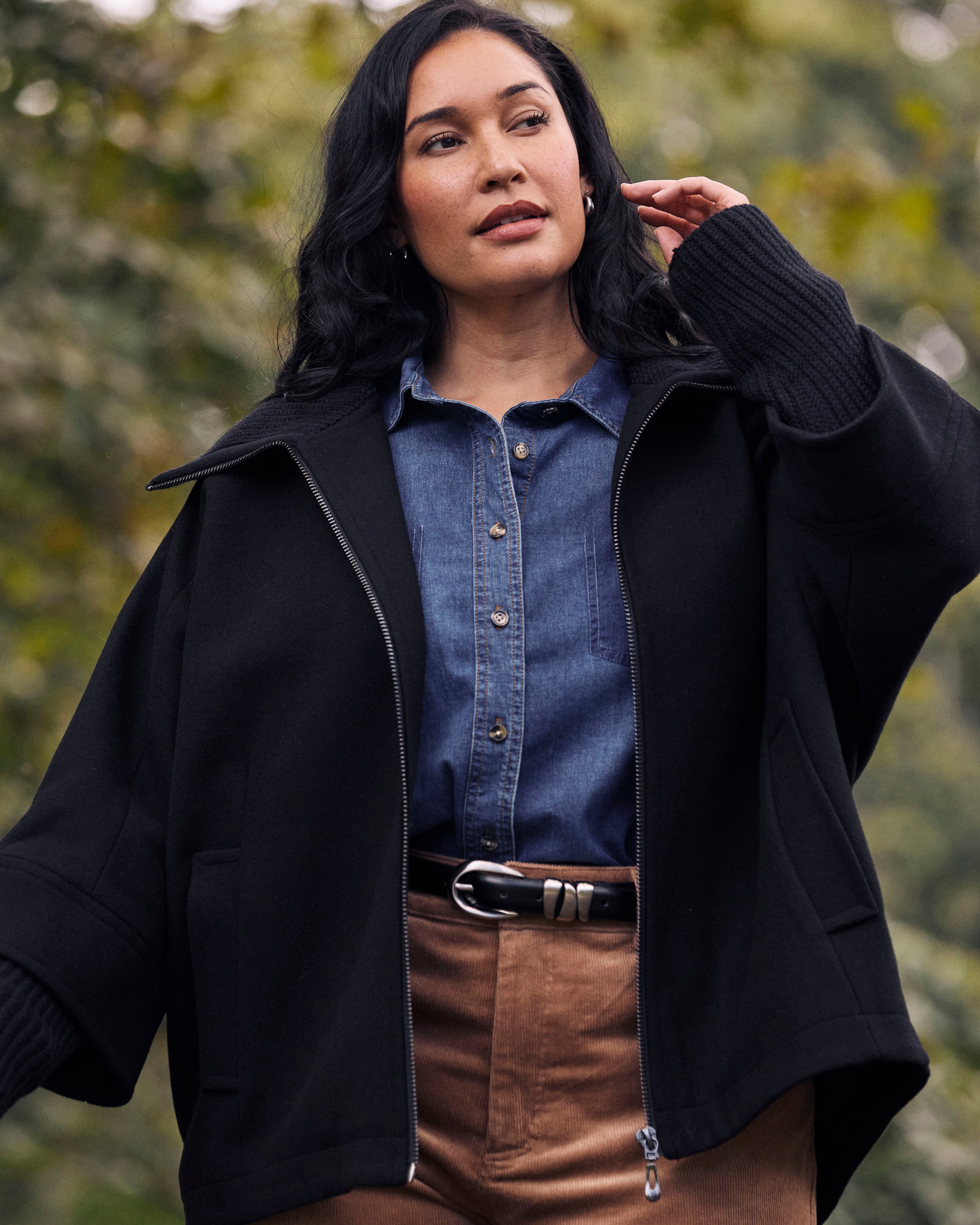 Utopia Wool Blend Coat - Black – Universal Standard
