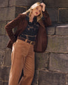 Maine Stretch Flannel Shirt - Mushroom Cap Plaid | Plus Size & Straight Size Women's Fashion | Universal Standard