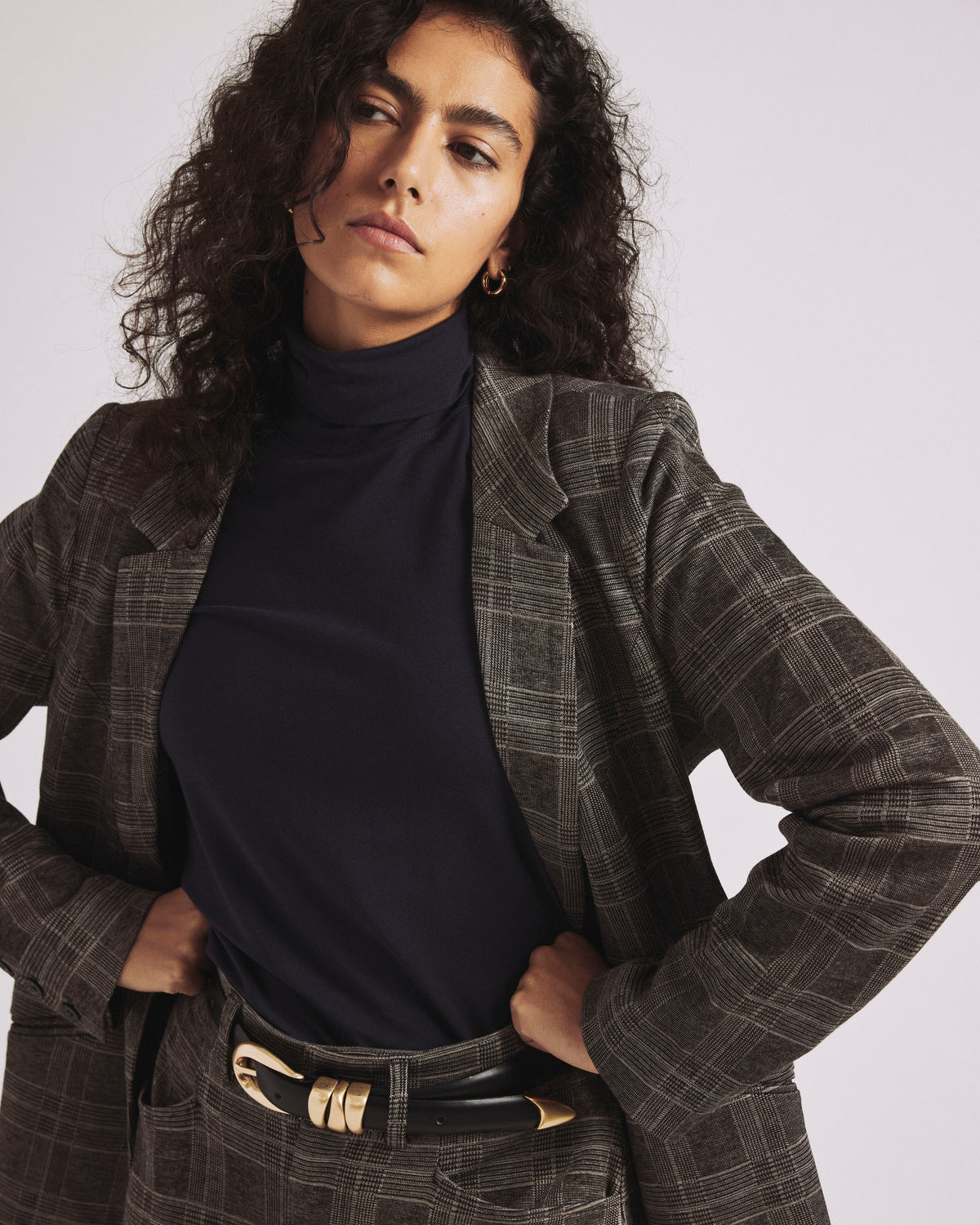 Close Fit Turtleneck - Navy | Plus Size & Straight Size Women's Fashion | Universal Standard
