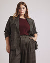 4 Pocket Ponte Blazer - British Plaid | Plus Size & Straight Size Women's Fashion | Universal Standard