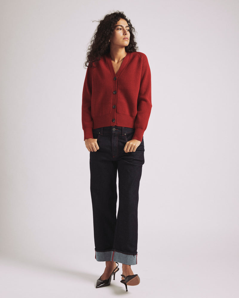 Better-Than-Wool Cardigan - Autumnal Red | Plus Size & Straight Size Women's Fashion | Universal Standard