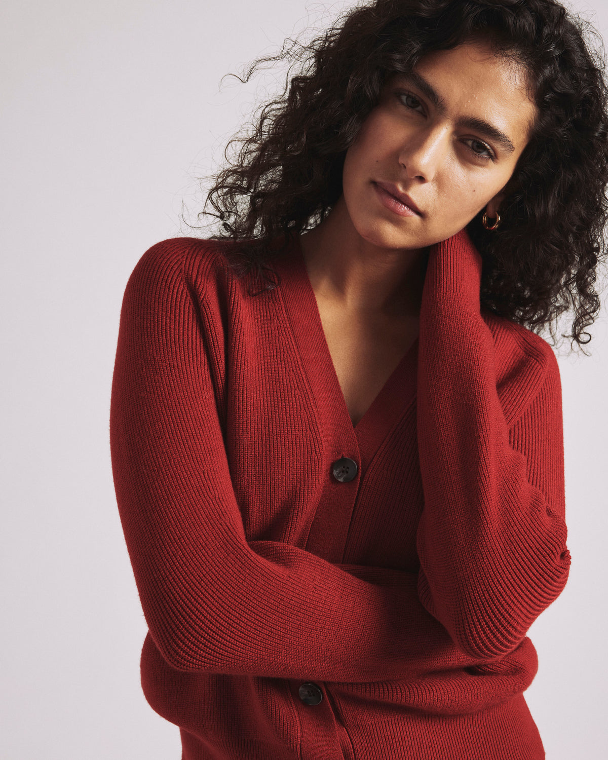 Better-Than-Wool Cardigan - Autumnal Red | Plus Size & Straight Size Women's Fashion | Universal Standard