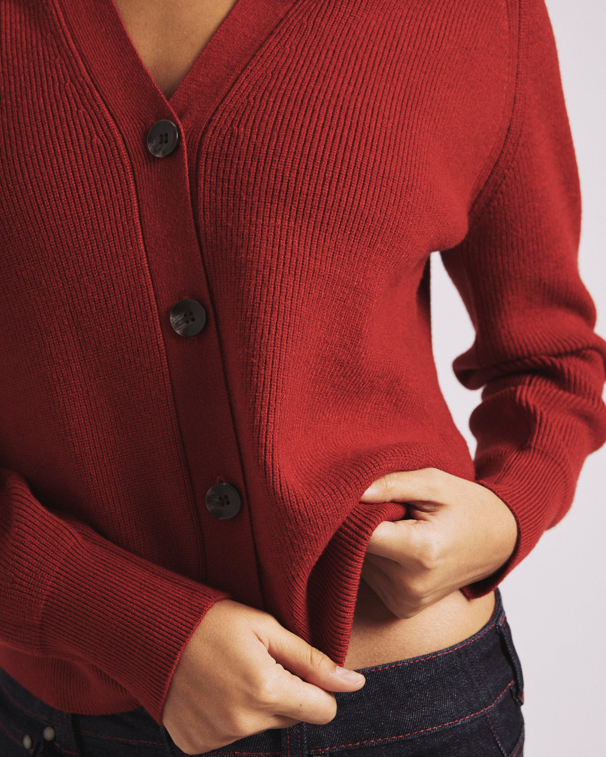 Better-Than-Wool Cardigan - Autumnal Red | Plus Size & Straight Size Women's Fashion | Universal Standard