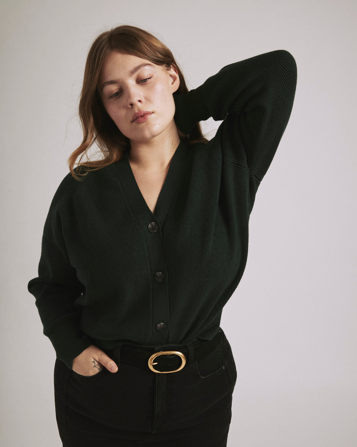 Better-Than-Wool Cardigan - Forest Green | Plus Size & Straight Size Women's Fashion | Universal Standard