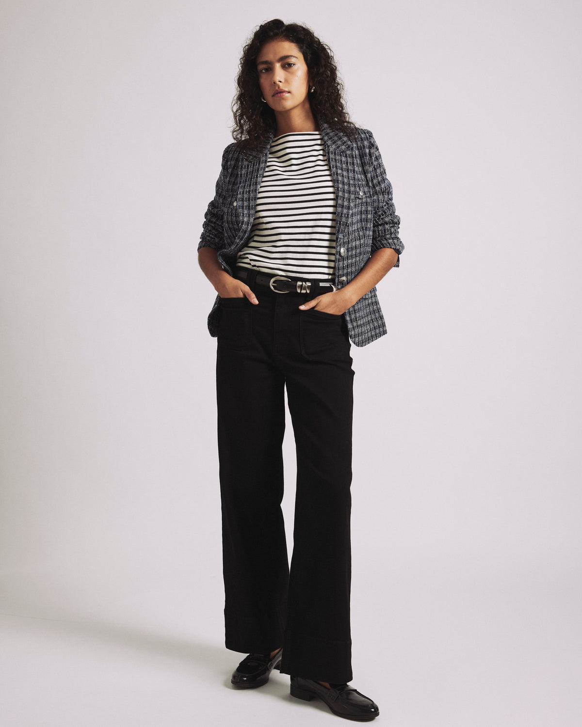 Claudia High Rise Stretch Jeans - Jet Black | Plus Size & Straight Size Women's Fashion | Universal Standard