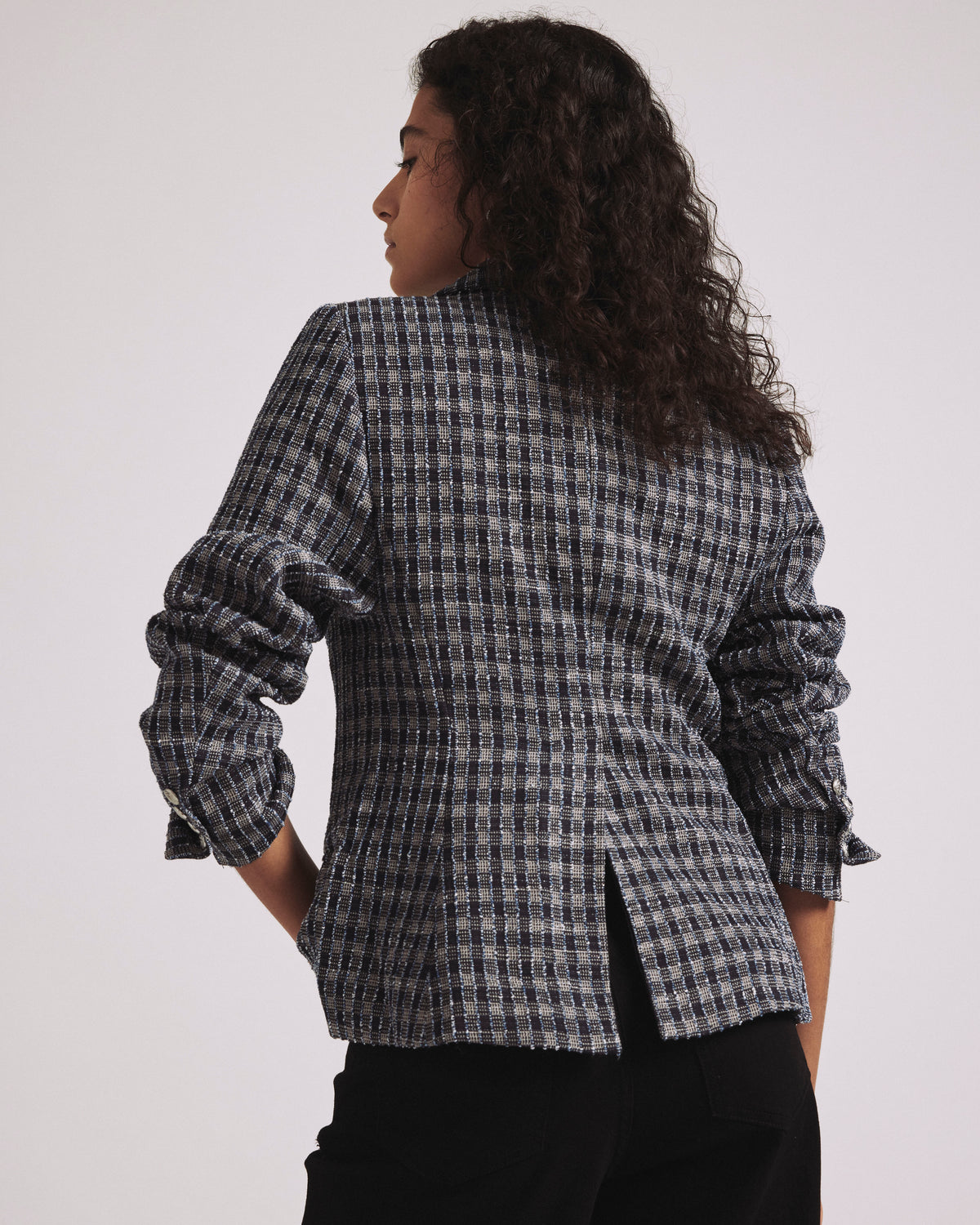 4 Pocket Ponte Blazer - French Tweed | Plus Size & Straight Size Women's Fashion | Universal Standard