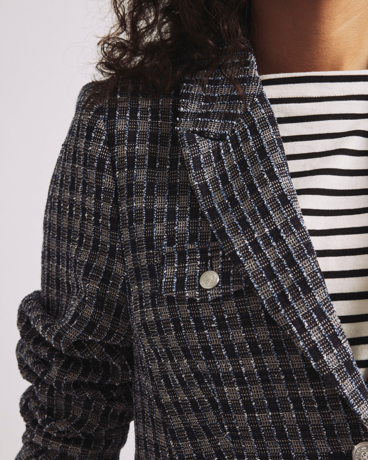 4 Pocket Ponte Blazer - French Tweed | Plus Size & Straight Size Women's Fashion | Universal Standard