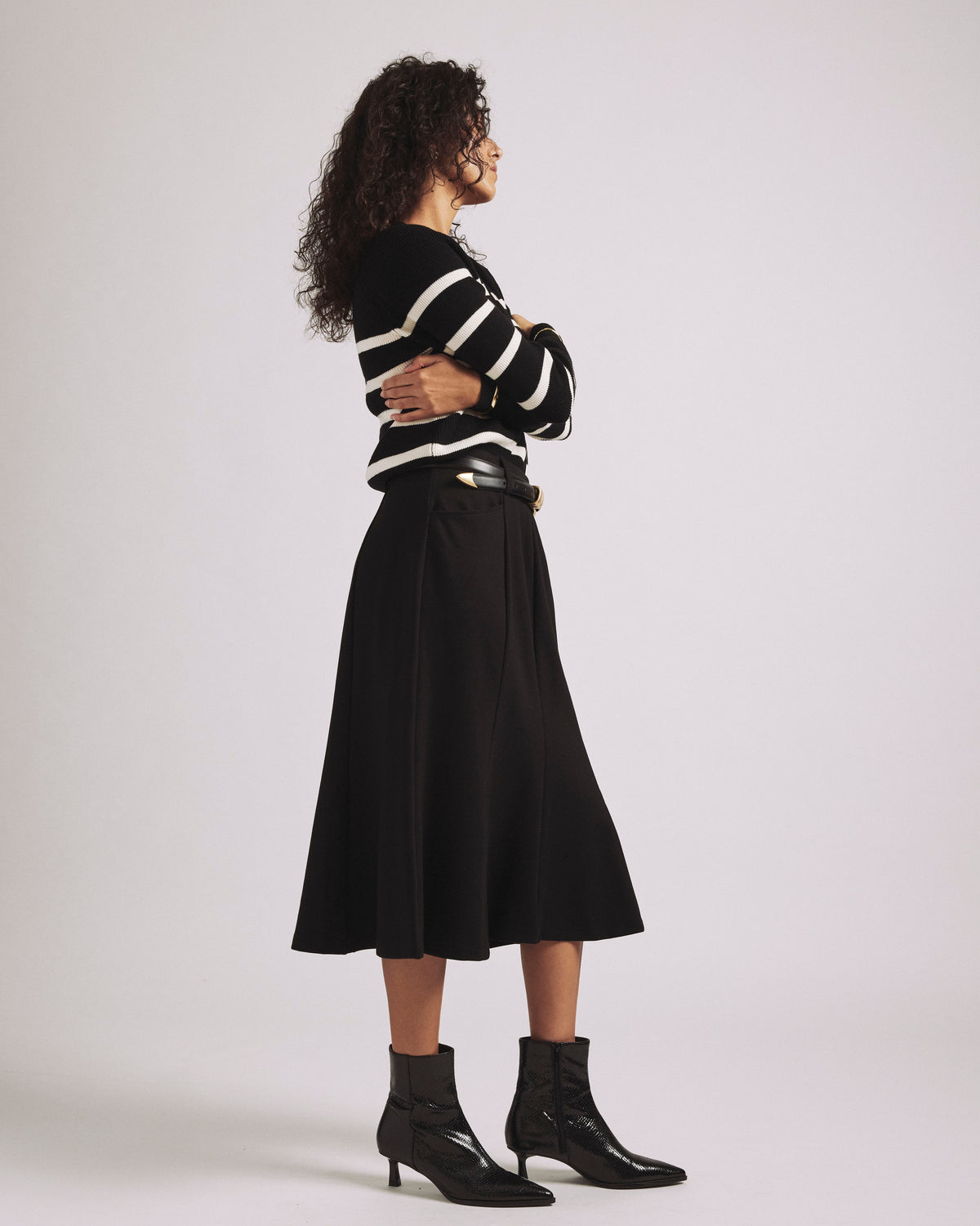 Carla Ponte Skirt - Black | Plus Size & Straight Size Women's Fashion | Universal Standard