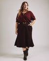 Carla Ponte Skirt - Black Cherry | Plus Size & Straight Size Women's Fashion | Universal Standard
