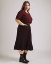 Carla Ponte Skirt - Black Cherry | Plus Size & Straight Size Women's Fashion | Universal Standard