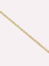 Ana Luisa Solid Yellow Gold - Flat Mariner Chain Bracelet