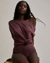 UltimateS Super Full Coverage High Rise Brief - Cassis