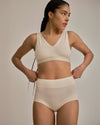 UltimateS Super Full Coverage High Rise Brief - Porcelain