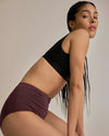 UltimateS 2-Pack Full Coverage High Rise Brief - Cassis/Peach