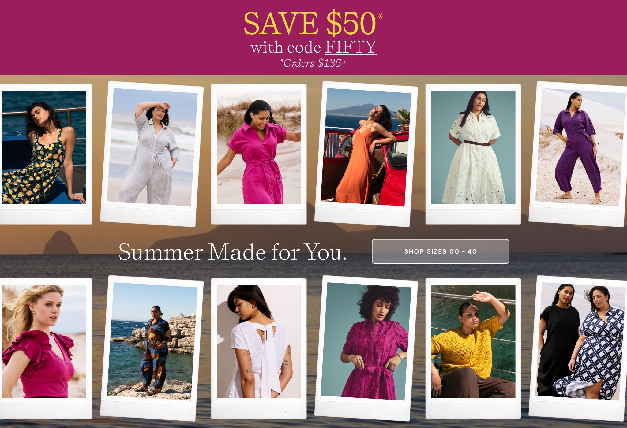 summer styles made for you. sizes 00 to 40. Save $50 on orders $135+ with code FIFTY