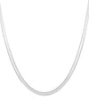 Aurate Gold Herringbone Chain Necklace