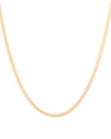 Aurate Gold Herringbone Chain Necklace