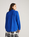 Avalon Linen Top - Ultramarine