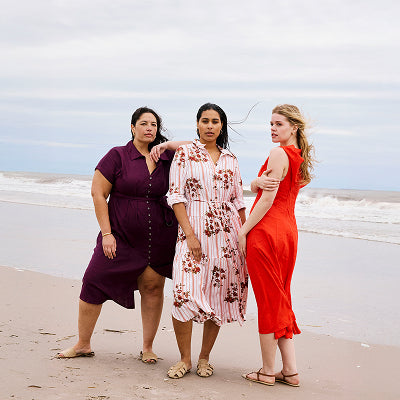 Women's Stretch Linen Dresses, Tops, & Bottoms Universal Standard Women's Stretch Linen Dresses, Tops, & Bottoms Universal Standard