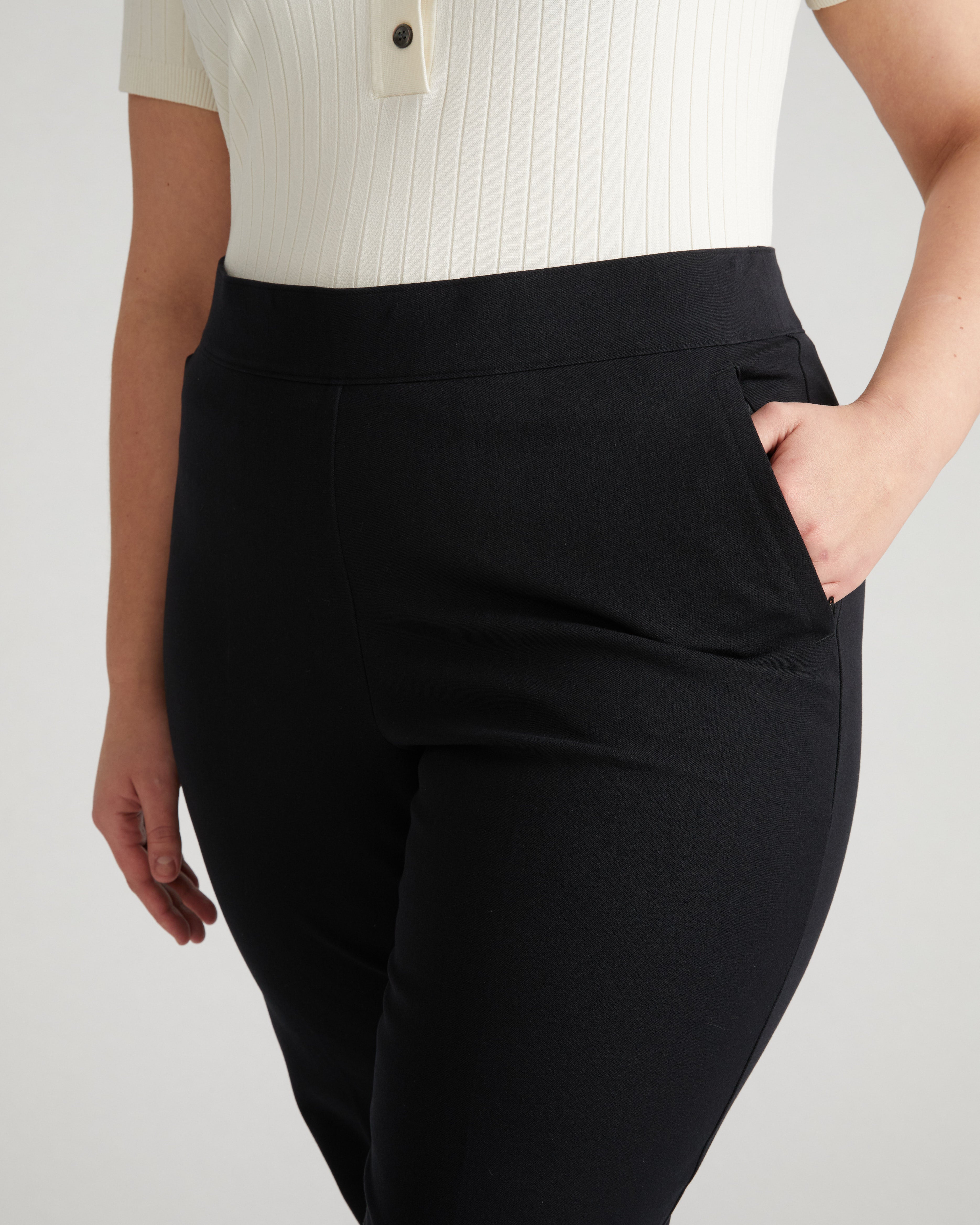Magic Cotton Straight Leg Pants - Black – Universal Standard Magic Cotton Straight Leg Pants - Black – Universal Standard