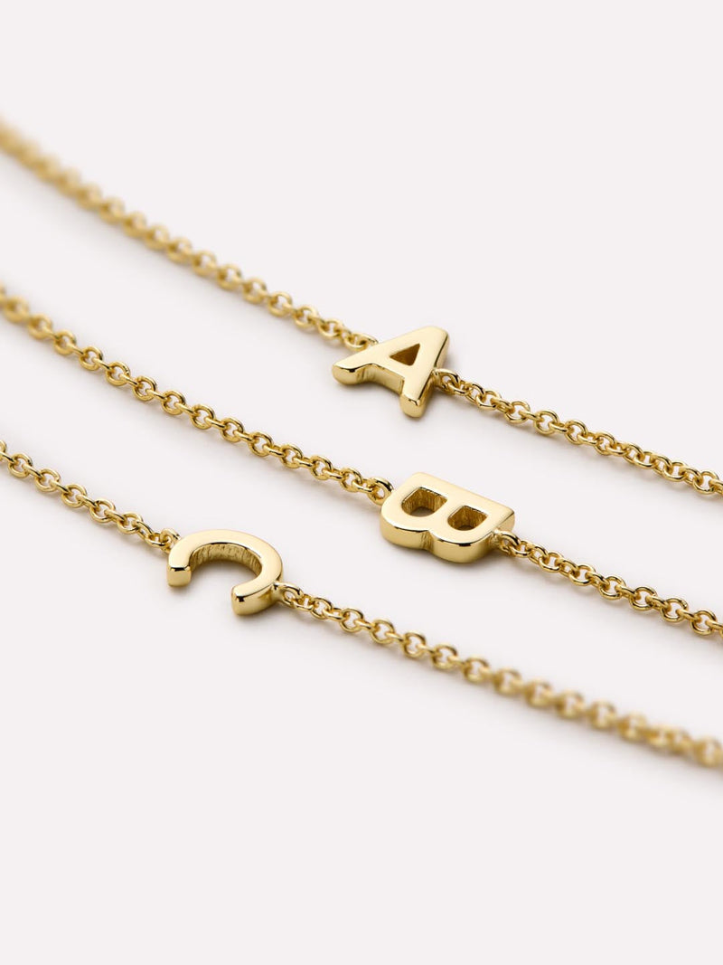 Ana Luisa Initial Bracelet - Letter Bracelet | Plus Size & Straight Size Women's Fashion | Universal Standard