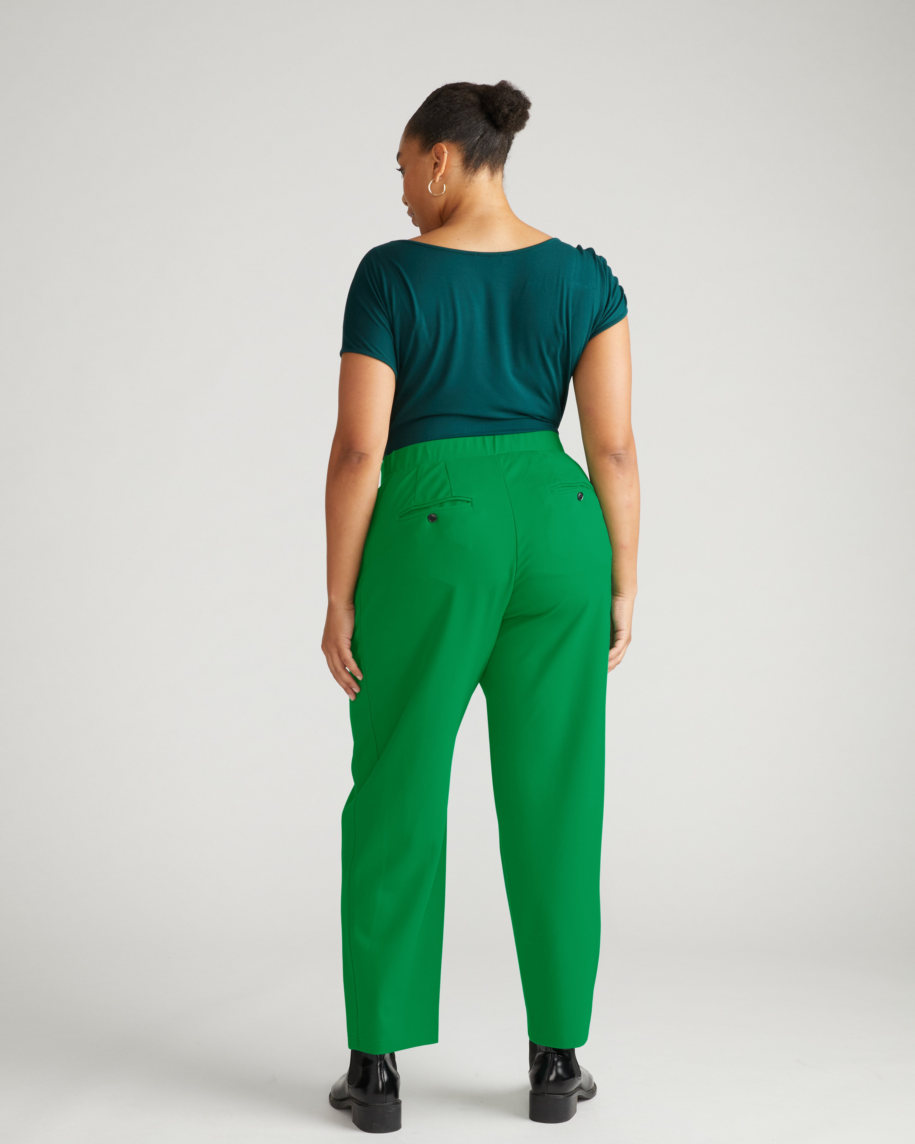 Audrey Tailored Ponte Pants - Vivid Green – Universal Standard