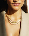 Aurate Gold Herringbone Chain Necklace