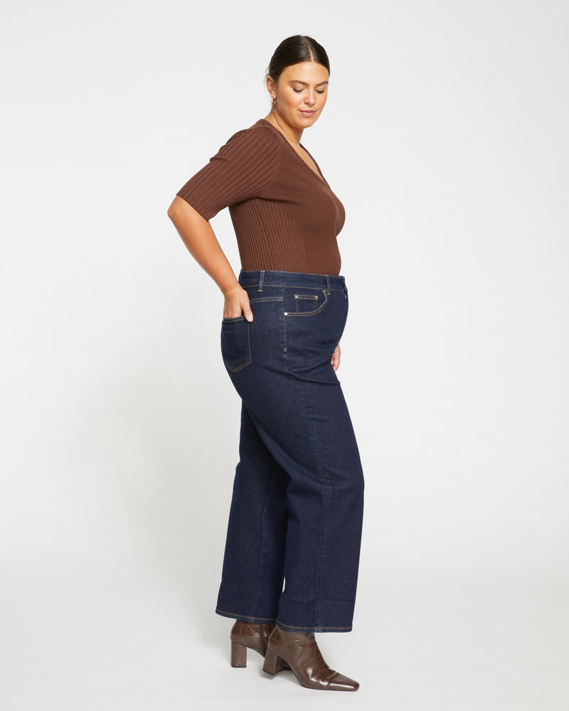 Bae Boyfriend Straight Leg Jeans - Vintage Indigo Selvedge