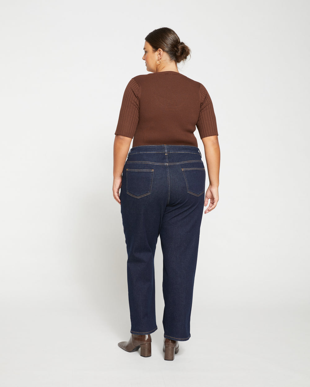 Bae Boyfriend Straight Leg Jeans - Vintage Indigo Selvedge