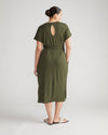 Belted Divine Jersey Dress - Nori
