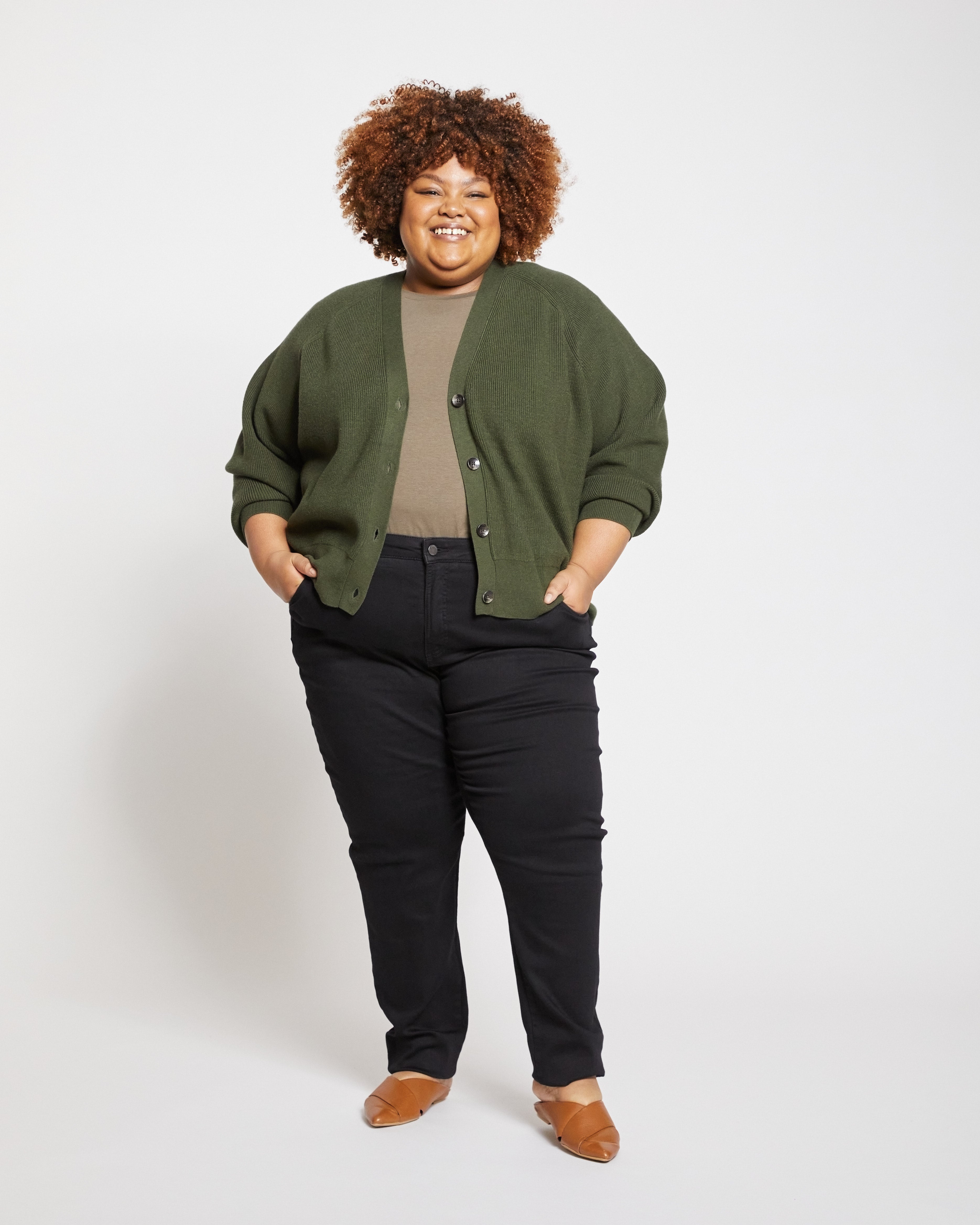 Better-Than-Wool Cardigan - Orange Flame – Universal Standard