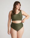 The Sport Bikini Top - Nori