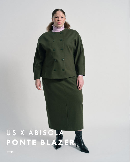 us x abisola ponte blazer ->