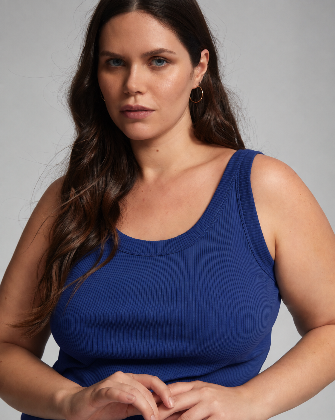 Roitfeld Ribbed Tank - Cenote | Plus Size & Straight Size Women's Fashion | Universal Standard