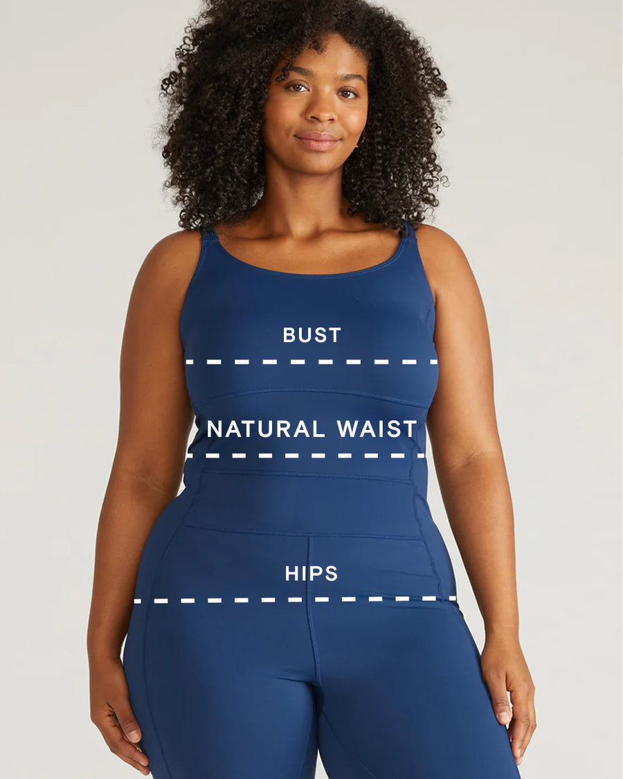 how to measure bust, natural waist, and hips