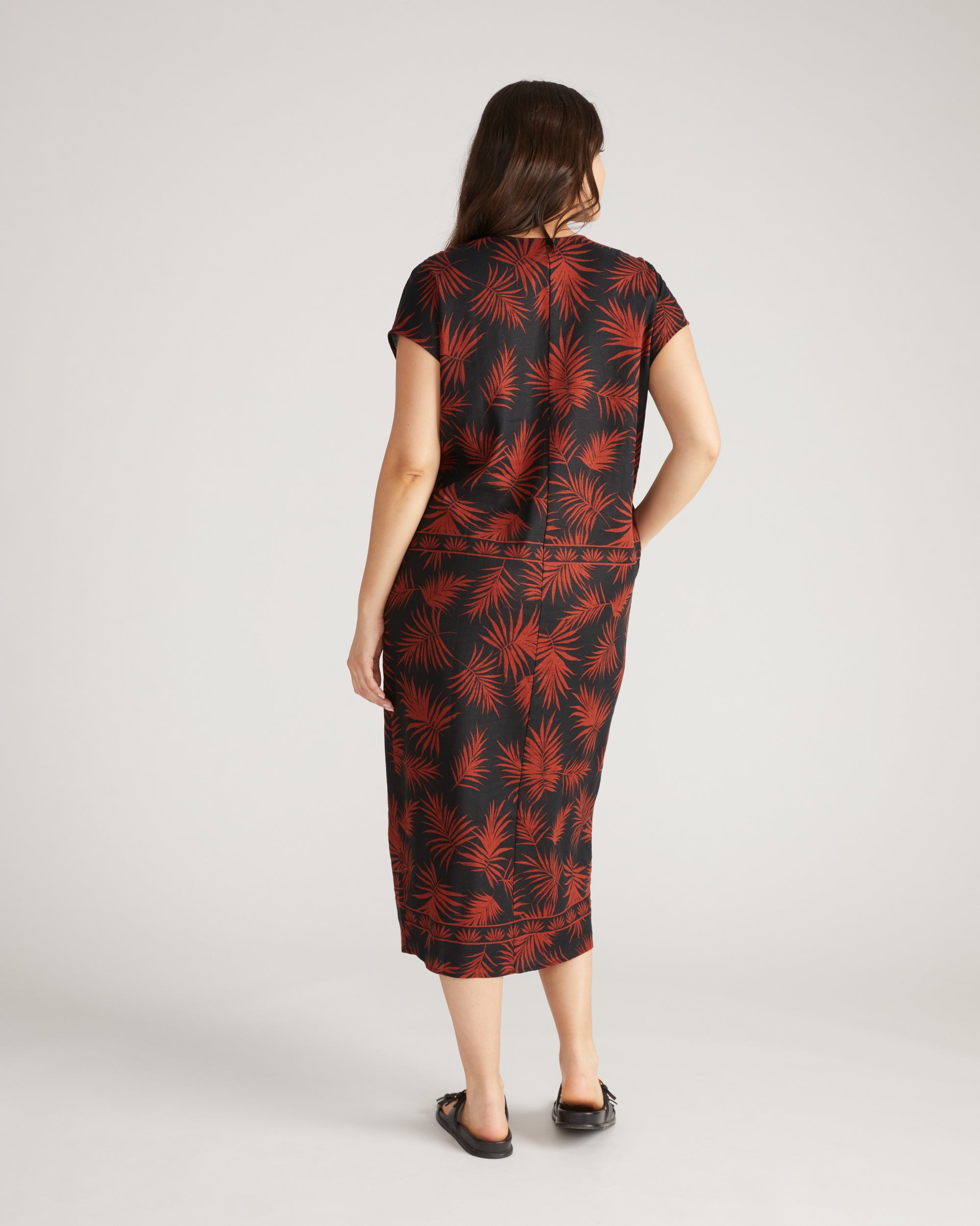 Cabana Linen Kaftan - Bohem Print